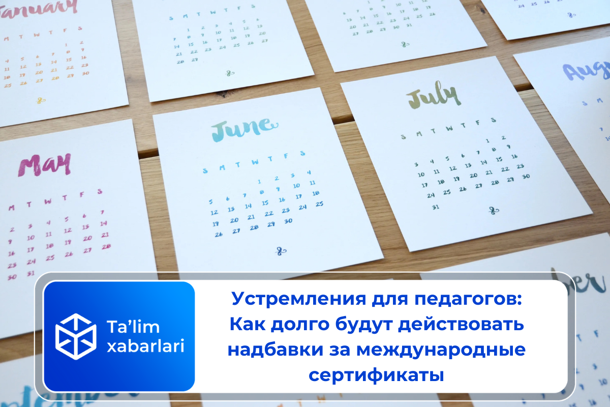 Стимулы для педагогов: Как долго будут действовать надбавки за международные сертификаты