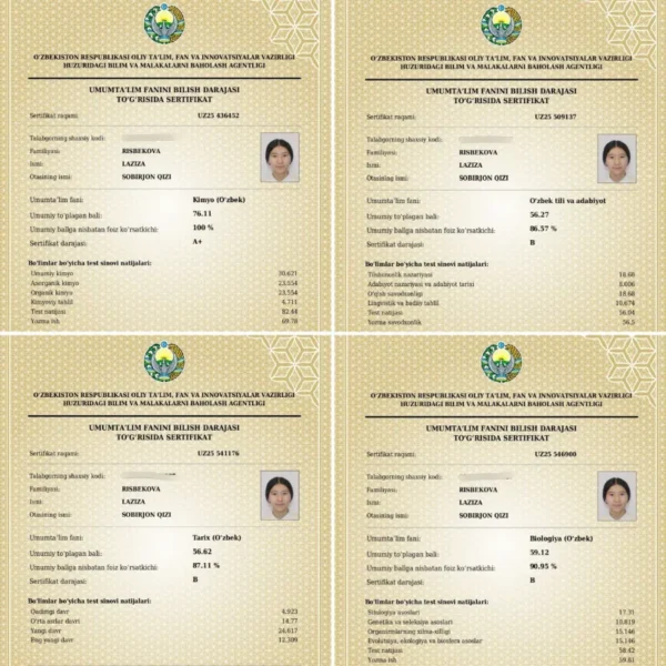 “Har kuni oz-ozdan ishlash ham katta natija beradi” — angrenlik 11-sinf o‘quvchisi