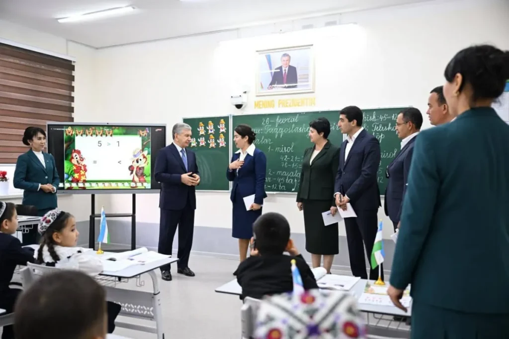 Prezident Surxondaryodagi maktab va o‘quv markazi faoliyati bilan tanishdi