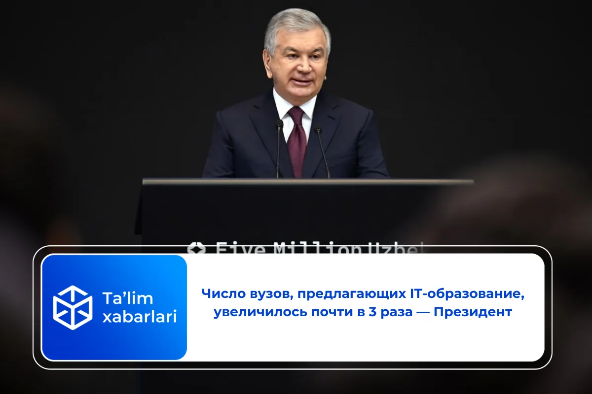 Число вузов, предлагающих IT-образование, увеличилось почти в 3 раза — Президент