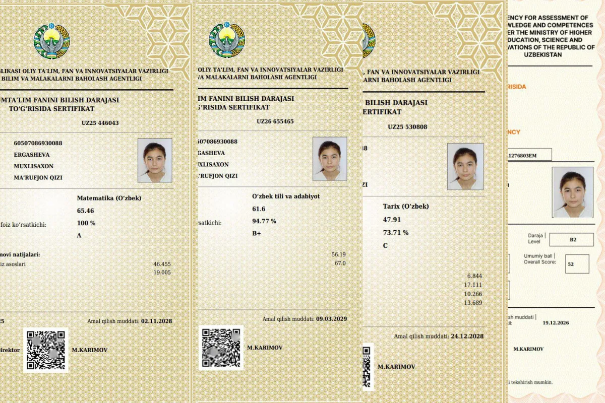 “Maqsad sari qat’iyat bilan intilsangiz, har qanday cho‘qqini zabt etish mumkin” — milliy sertifikat sohibasi bilan suhbat