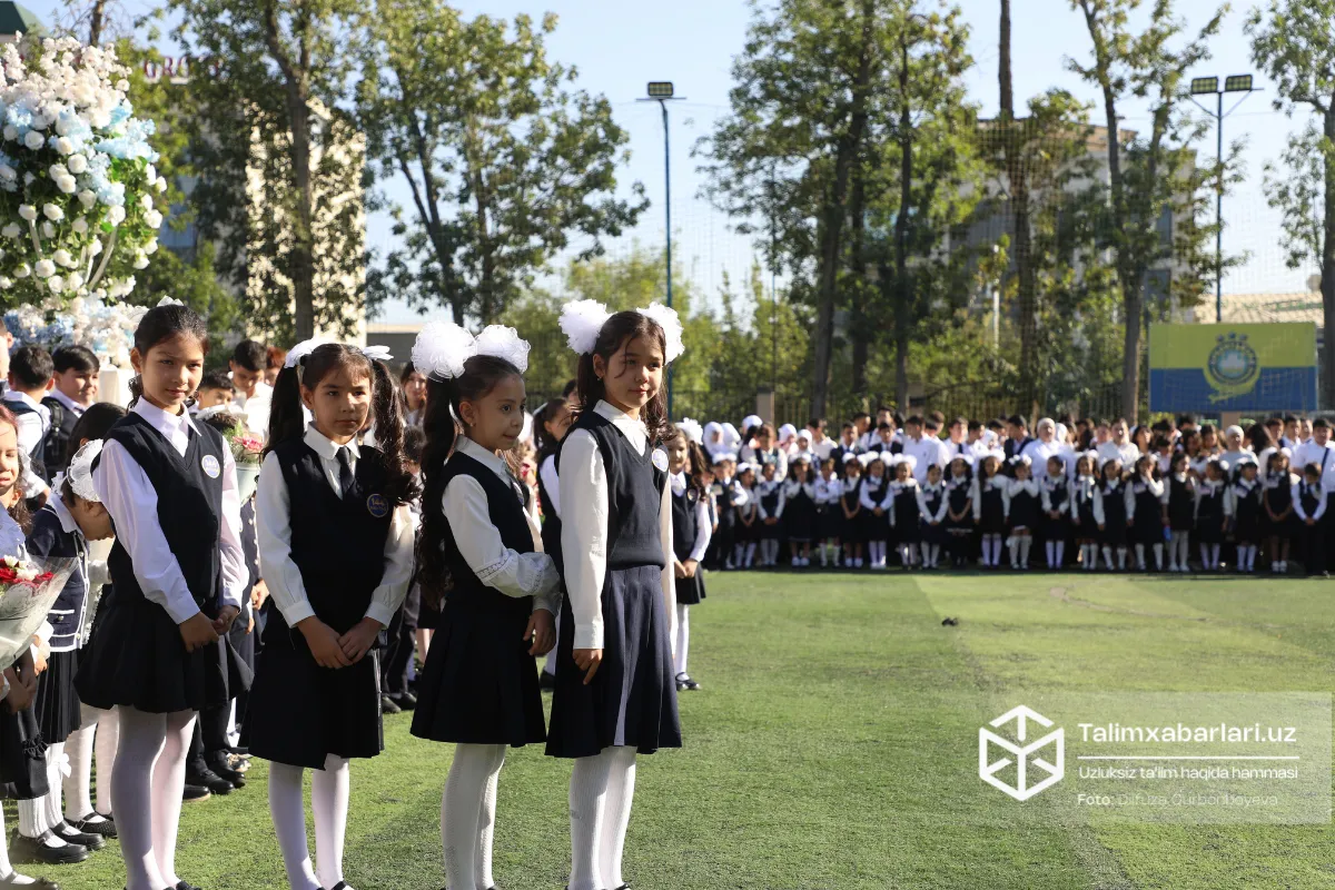 Maktablarda yangi o‘quv yili boshlandi: ilk kunning unutilmas lahzalari — fotoreportaj
