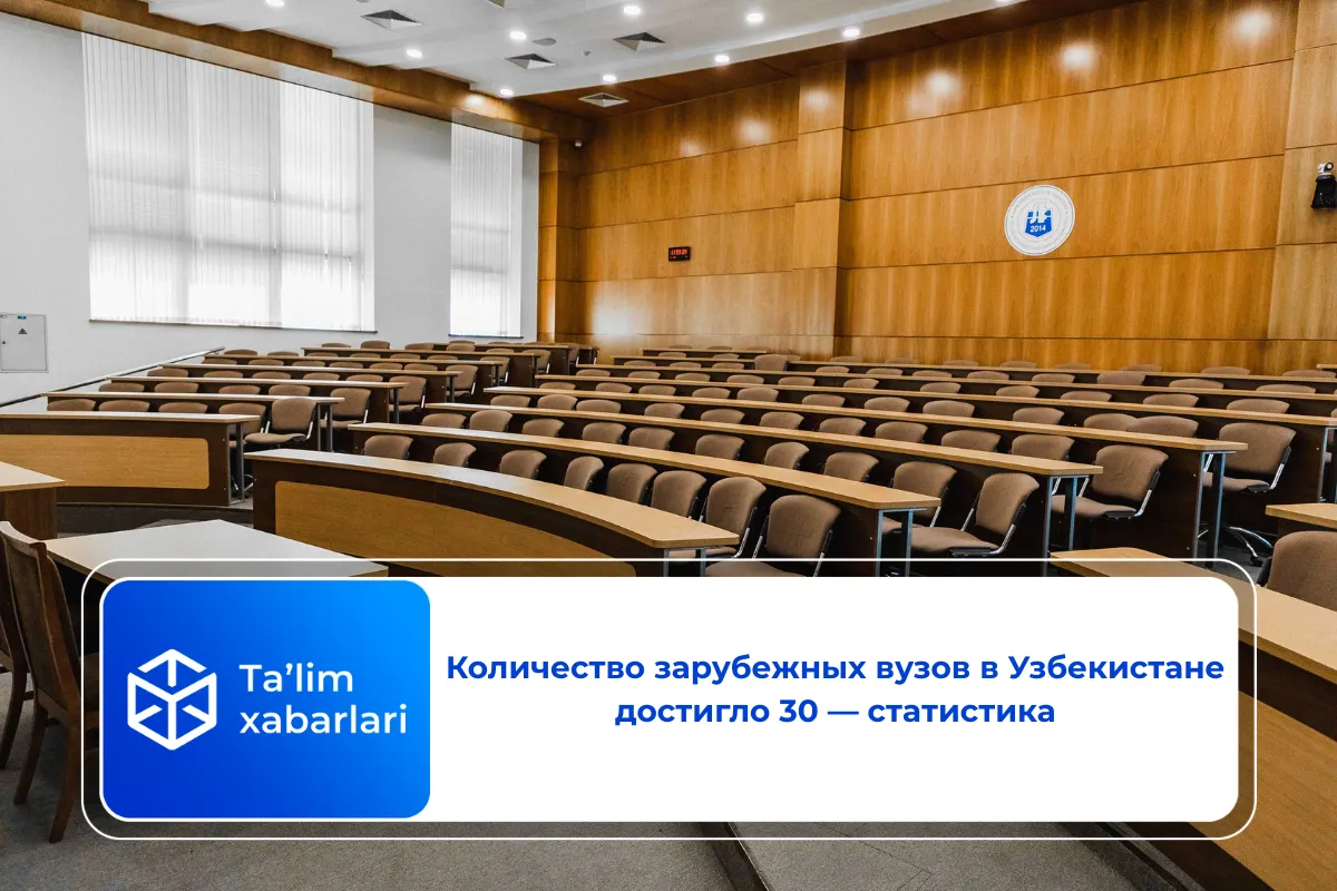 Количество зарубежных вузов в Узбекистане достигло 30 — статистика