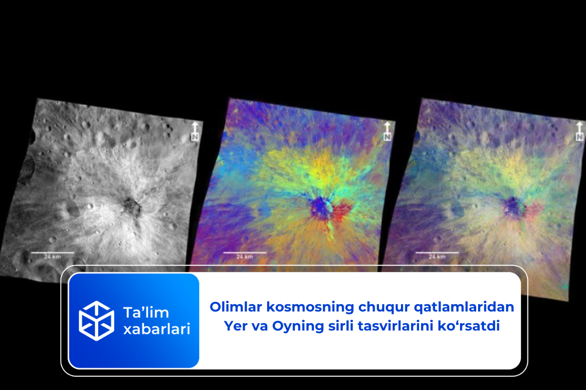 Olimlar kosmosning chuqur qatlamlaridan Yer va Oyning sirli tasvirlarini ko‘rsatdi