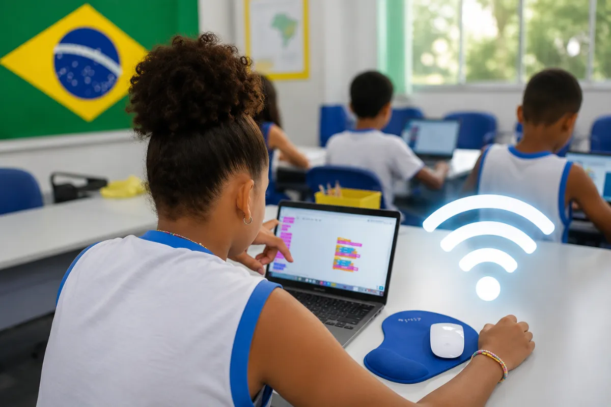 Braziliyada 100 mingdan ortiq davlat maktablari bepul internet bilan ta’minlandi