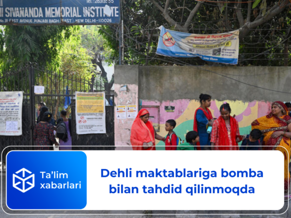 Dehli maktablariga bomba bilan tahdid qilinmoqda