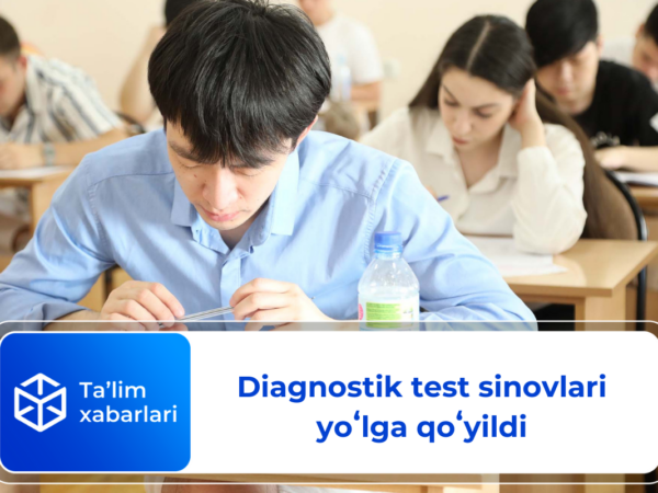 Diagnostik test sinovlari yoʻlga qoʻyildi