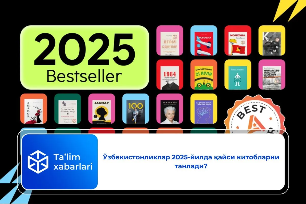 Ўзбекистонликлар 2025-йилда қайси китобларни танлади?