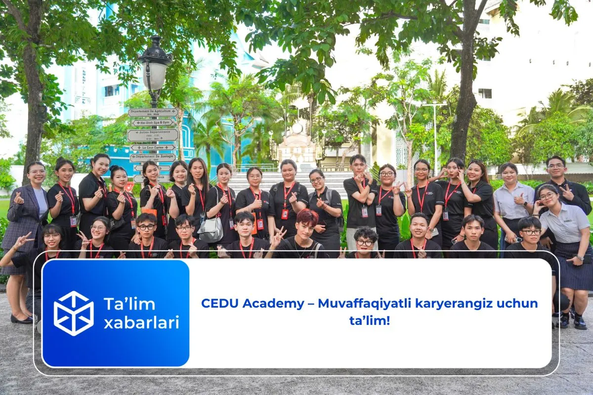 CEDU Academy – Muvaffaqiyatli karyerangiz uchun ta’lim!