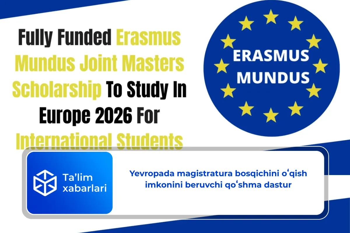Yevropada magistratura bosqichini oʻqish imkonini beruvchi qoʻshma dastur