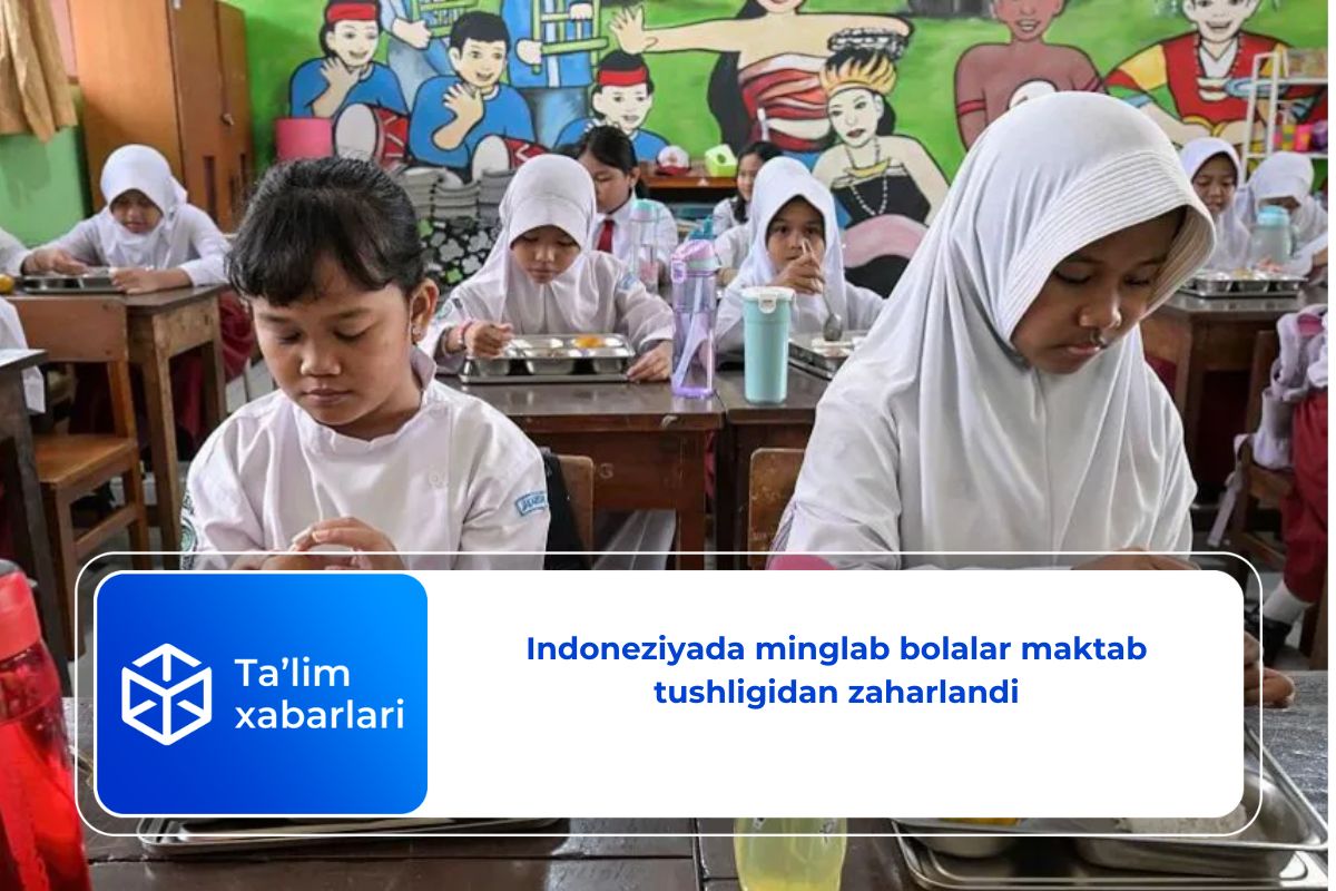 Indoneziyada minglab bolalar maktab tushligidan zaharlandi