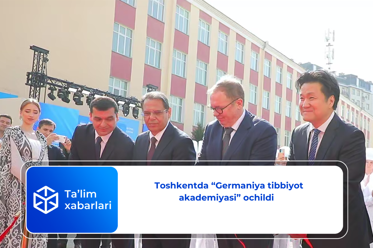 Toshkentda “Germaniya tibbiyot akademiyasi” ochildi