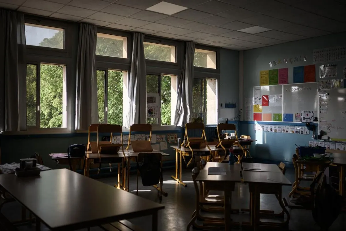Fransiyadagi jazirama ham ta’lim tizimiga ta’sir qildi: 845 ta maktab yopildi