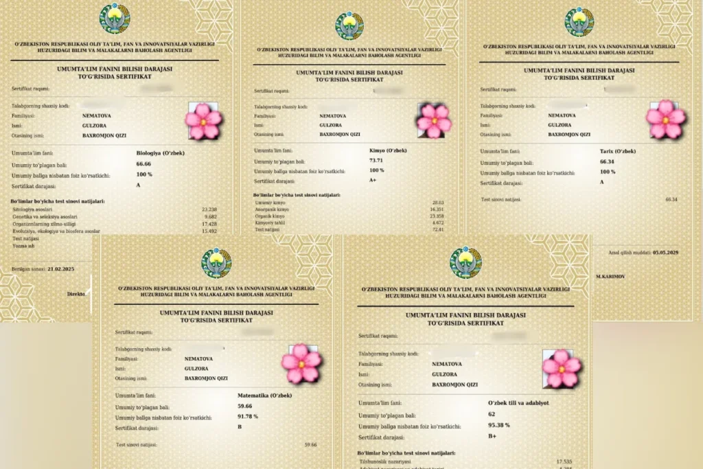 “Ota-onamga bergan va’dam meni ortga qaytarmadi”: 189 ball sohibasi bilan suhbat