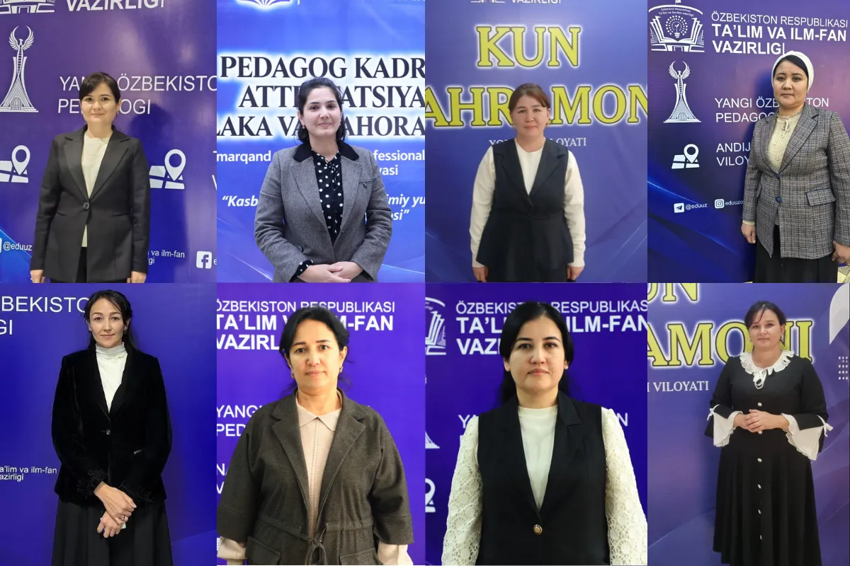 Bugungi malaka sinovlarida yuqori natija koʻrsatgan ona tili va adabiyoti fani oʻqituvchilari ro‘yxati
