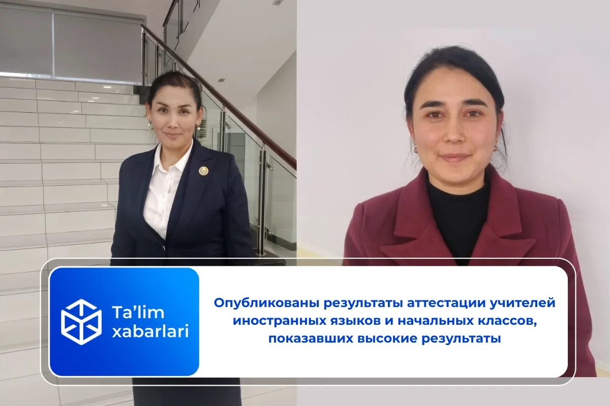 Опубликованы результаты аттестации учителей иностранных языков и начальных классов, показавших высокие результаты