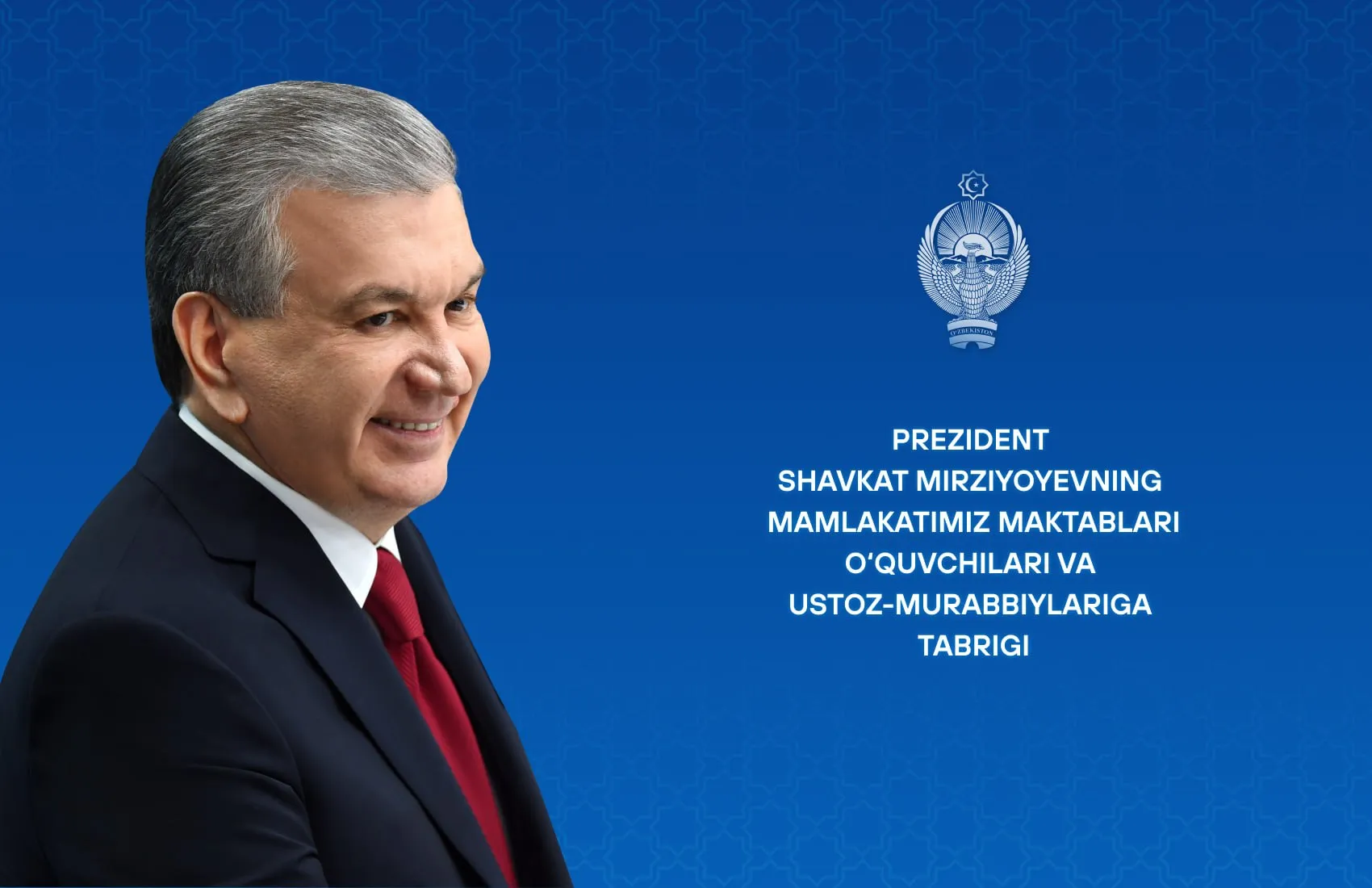 Prezident maktab o‘quvchilari va ustoz-murabbiylarga Bilimlar kuni munosabati bilan tabrik yo‘lladi