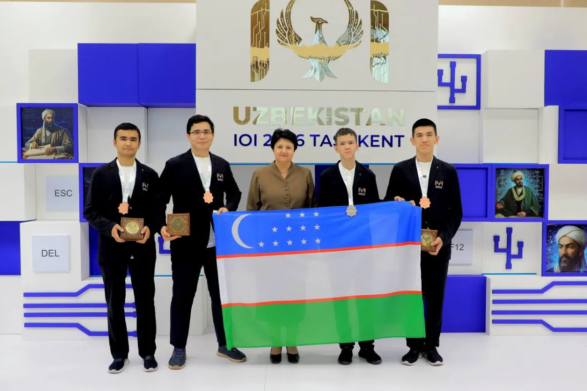 IOI 2026: O‘zbekistonlik o‘quvchilar xalqaro informatika olimpiadasida tarixiy natijani qayd etdi