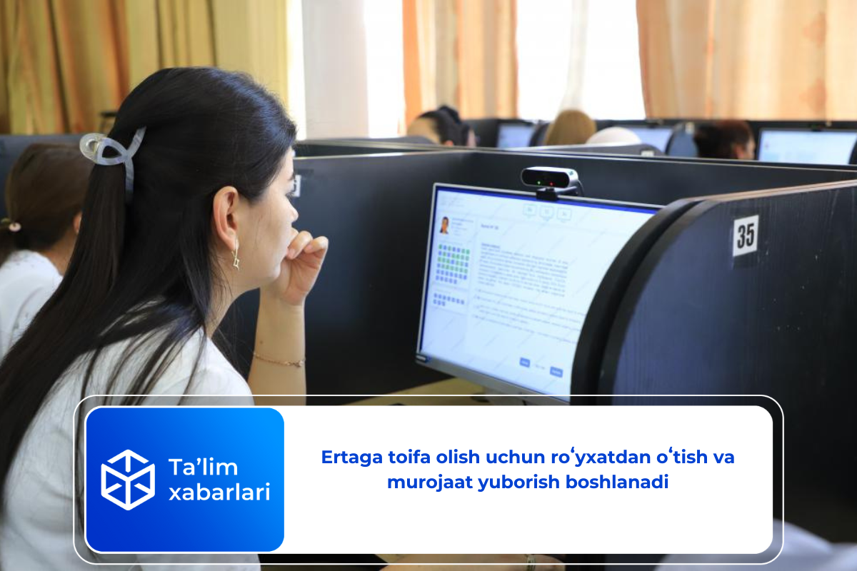 Ertaga toifa olish uchun roʻyxatdan oʻtish va murojaat yuborish boshlanadi