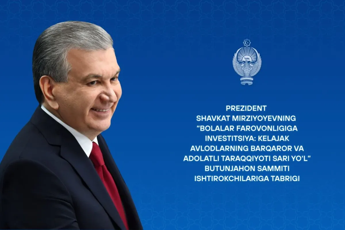 “Har bir bola hozirning o‘zida mehr, xavfsizlik, sifatli ta’lim va zarur tibbiy yordamga haqli” — Prezident