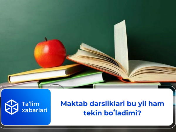 Maktab darsliklari bu yil ham tekin boʻladimi?