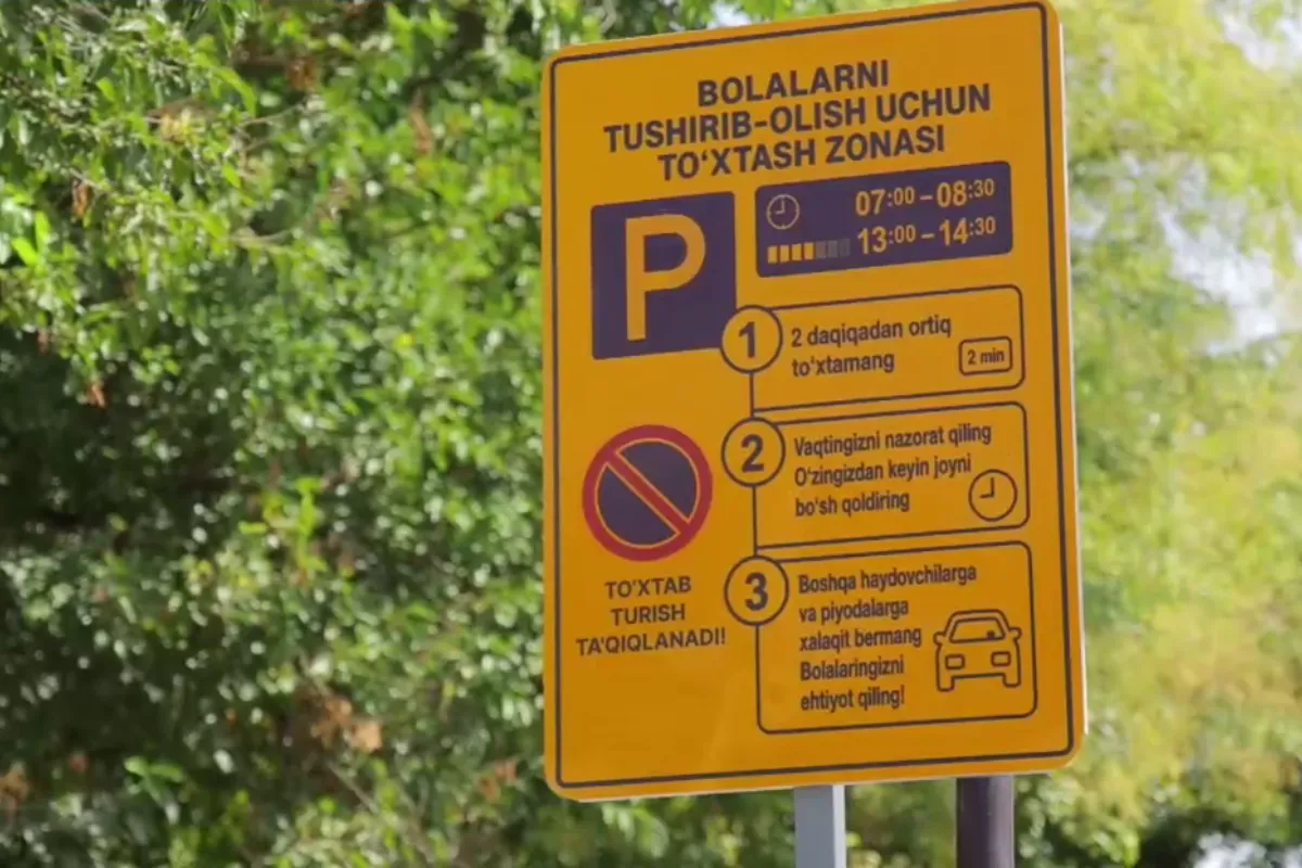 Toshkentdagi maktablar oldida o‘quvchilarni tushirish va olib ketish uchun maxsus zonalar tashkil etilmoqda