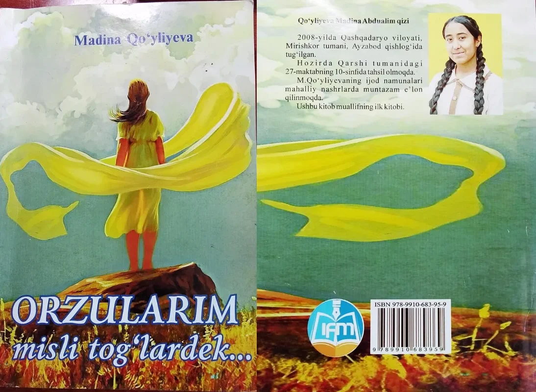 She’riy kitob, 3 ta sertifikat va “a’lo” bitiruvchi: kelajakda o‘qituvchi va yozuvchi bo‘lishni maqsad qilgan yosh ijodkor bilan suhbat