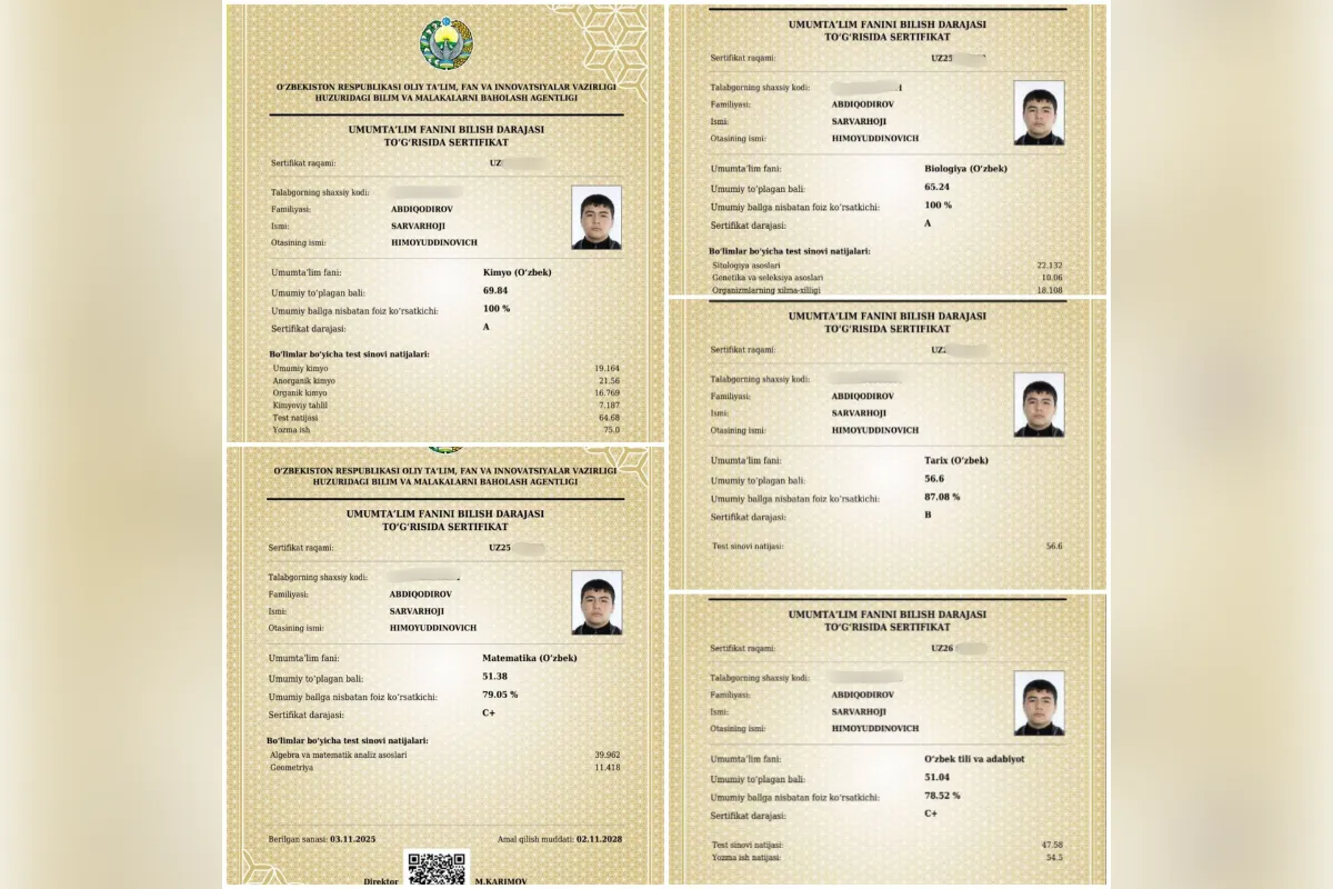 ‘‘Ko‘p tanqidlarga uchraganman..’’: Surxondaryoda yana bir o‘quvchi muddatidan avval talaba bo‘lish imkonini qo‘lga kiritdi