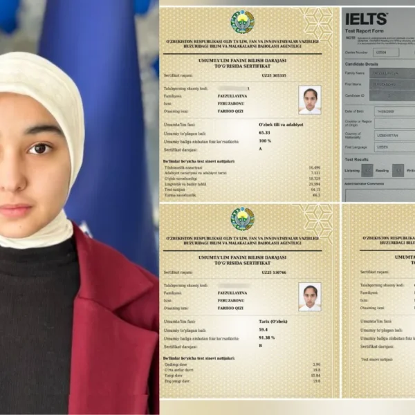 Vaqtni boshqarish va hayajonni yengish: muddatidan oldin 189 ball to‘plagan o‘quvchi tajribasi