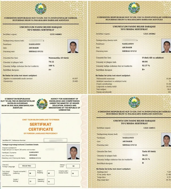 “Savollar qiyin bo‘lmaydi, tayyorgarlik yetarli bo‘lishi kerak” – 189 ballni naqd qilgan o‘quvchi