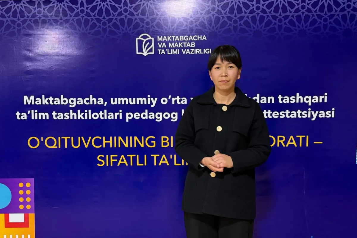 Pedagoglar attestatsiyasida 100 ball: yosh o‘qituvchi muvaffaqiyat formulasi bilan bo‘lishdi