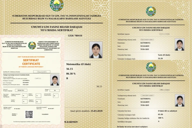 “178 balldan keyin ortga yo‘l yo‘q edi”: muddatidan avval 189 ball to‘plagan abituriyent hikoyasi