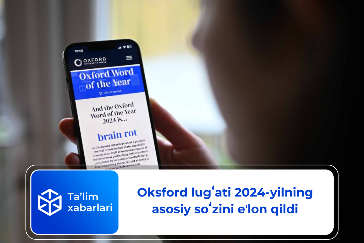 Oksford lugʻati 2024-yilning asosiy soʻzini eʼlon qildi