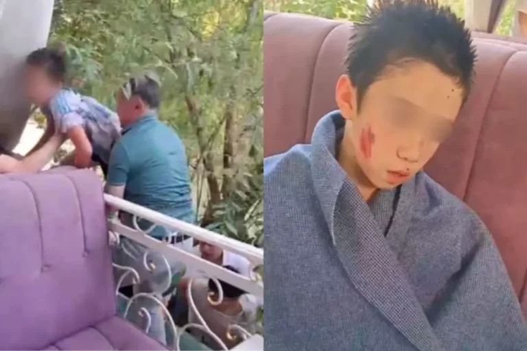 Koptok sabab kanalga tushib ketgan 13 yoshli o‘quvchini restoran xodimlari qutqarib qoldi (video)