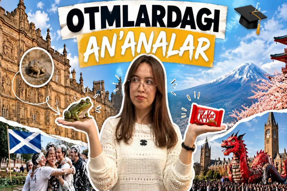 Pianino uloqtirish, qurbaqani izlash: Mashhur OTMlardagi noodatiy an’analar