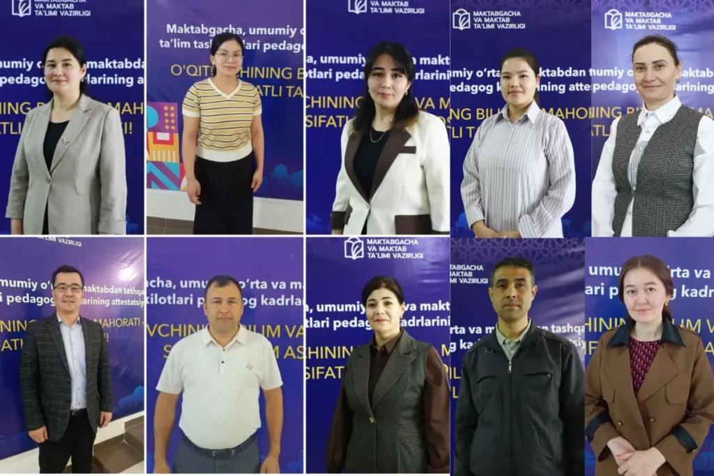10-aprel kuni o‘tkazilgan attestatsiyada yuqori natija ko‘rsatgan o‘qituvchilar ro‘yxati e’lon qilindi