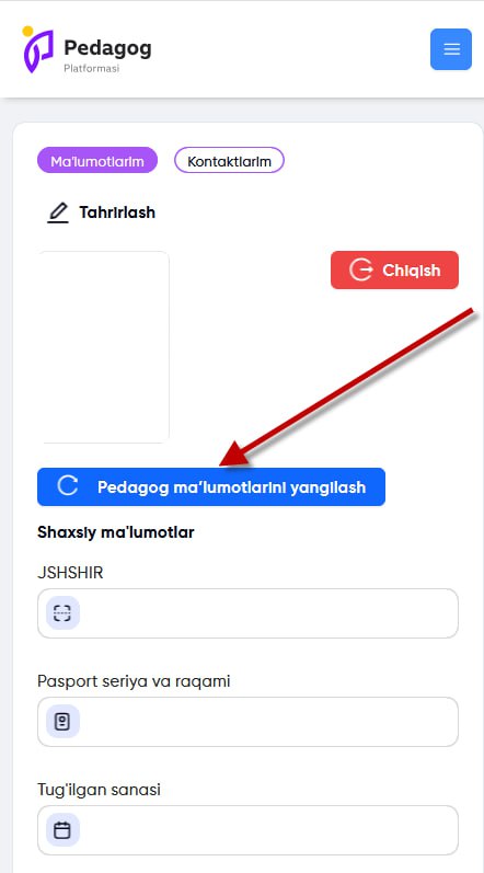 Malaka toifasini umrbod saqlash uchun onlayn ariza yuborganda, tizimda pedagogning ish staji kam chiqsa, nima qilish kerak?