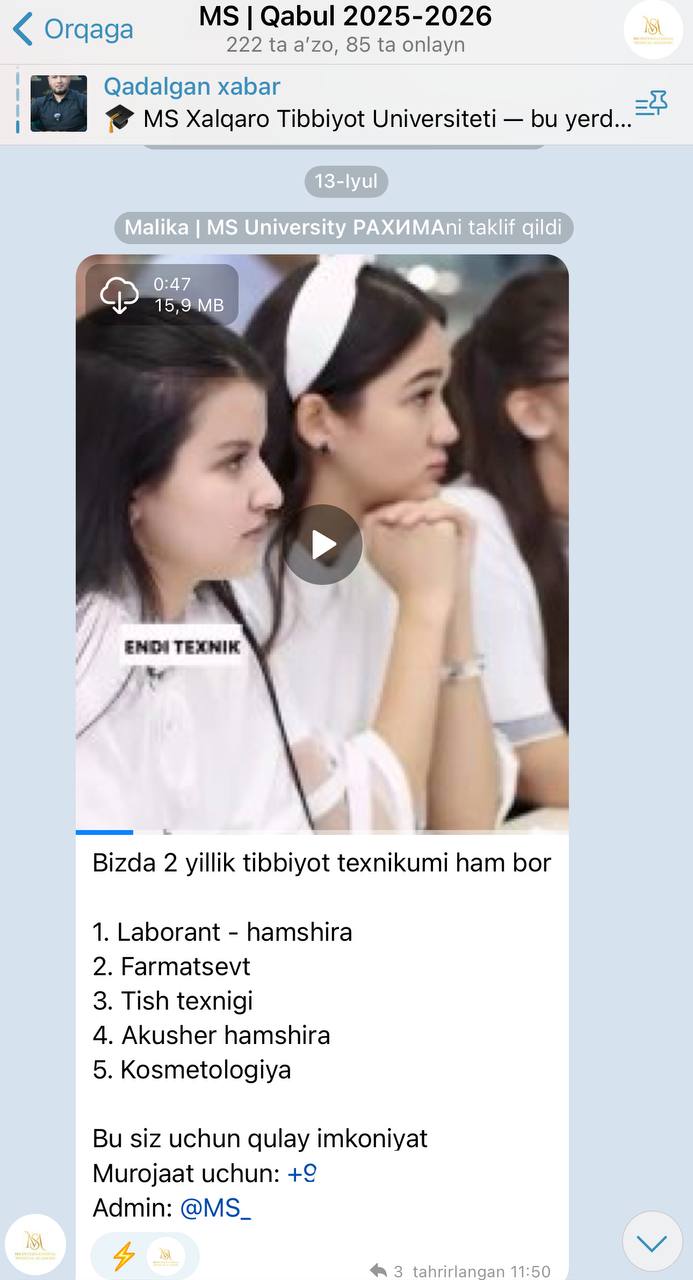 «MS Academy cosmetology» олий ва профессионал таълим билан шуғулланиш учун лицензияга эга эмас — Вазирлик