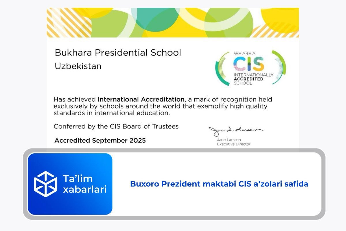 Buxoro Prezident maktabi CIS a’zolari safida