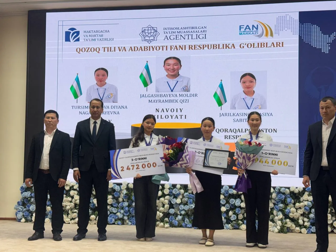 Asosiy olimpiadaning to‘rtinchi — Respublika bosqichida g‘olib bo‘lgan ishtirokchilar e’lon qilinmoqda