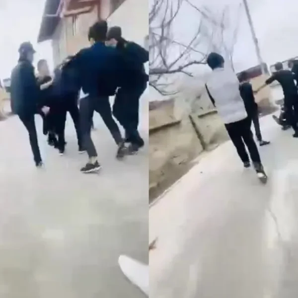 Samarqandda 10-sinf o‘quvchilari boshqa bir o‘quvchini guruh bo‘lib kaltakladi (video)