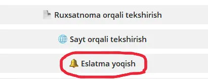 Mandat xabariga oldindan buyurtma berish imkoniyati ishga tushdi