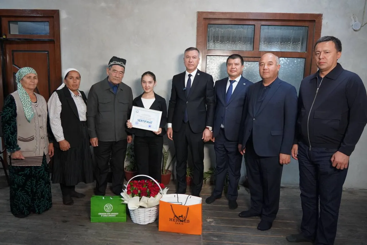 Andijonlik o‘quvchi qiz O‘zDJTUga davlat granti asosida o‘qishga qabul qilindi