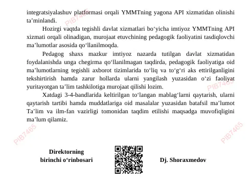 Pedagoglarga 50 foizlik imtiyoz nega qo‘llanmagani ma’lum bo‘ldi