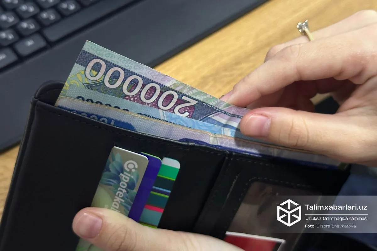 O‘zbekistonda o‘rtacha oylik ish haqi 7 million so‘mdan oshgan bo‘lsa, ta’lim sohasida bu ko‘rsatkich qariyb 5 million so‘mni tashkil etdi