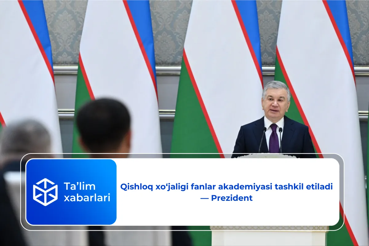 Qishloq xo‘jaligi fanlar akademiyasi tashkil etiladi — Prezident