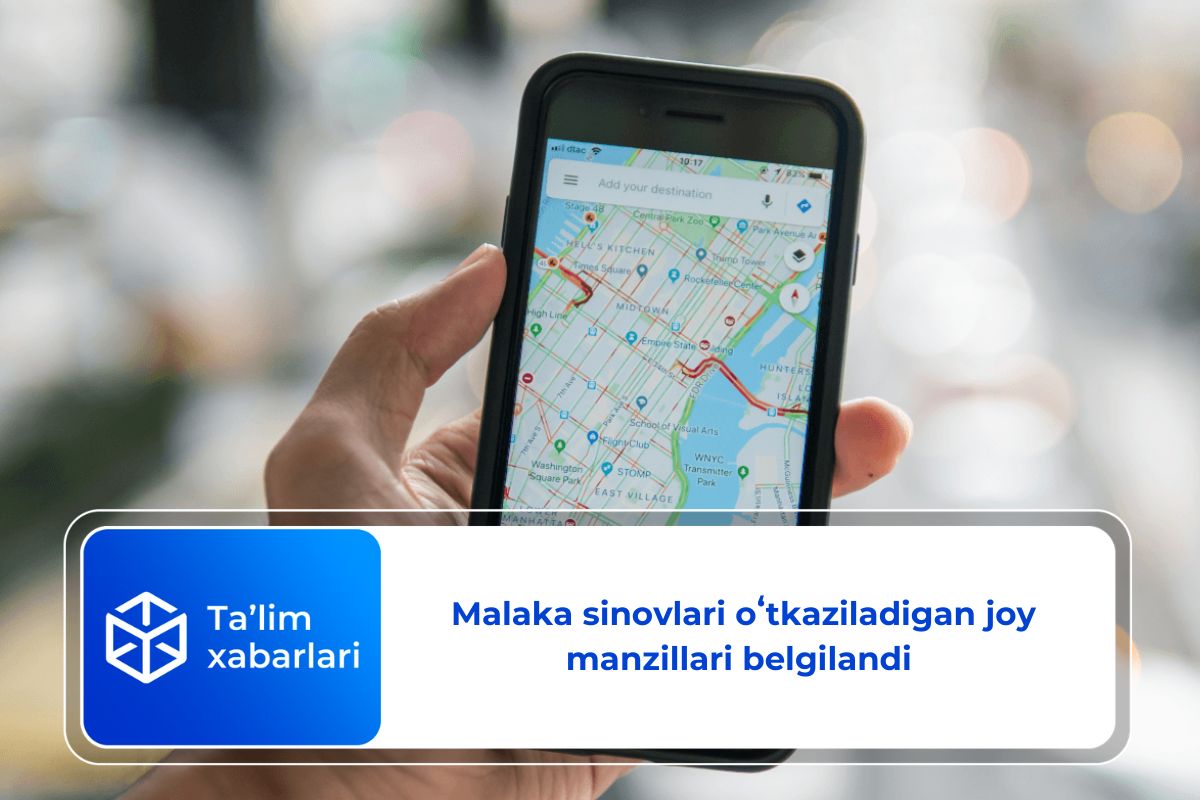 Malaka sinovlari oʻtkaziladigan joy manzillari belgilandi