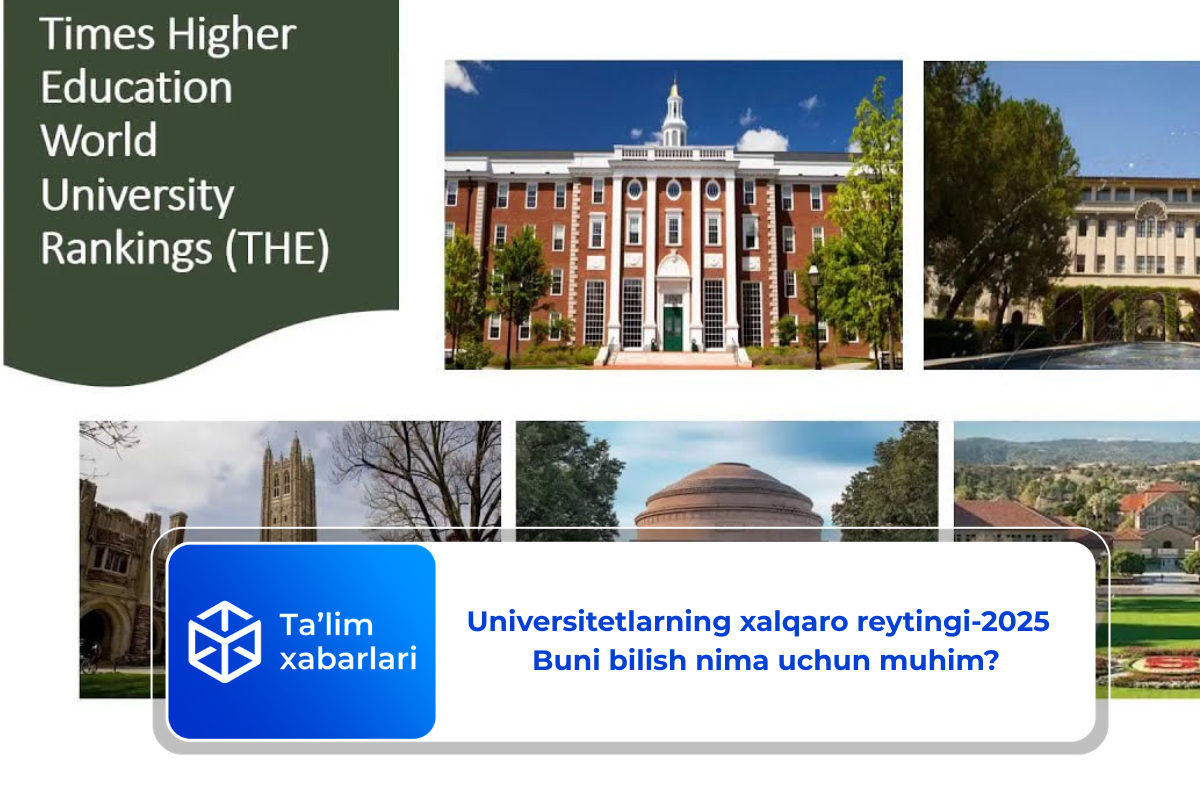 Universitetlarning xalqaro reytingi-2025 – Buni bilish nima uchun muhim?