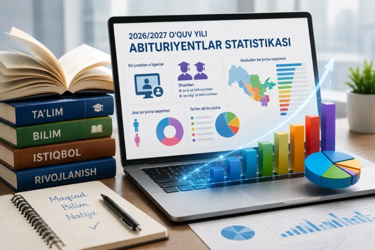 Ro‘yxatdan o‘tgan abituriyentlar soni 274 mingdan oshdi (statistik ma’lumotlar)