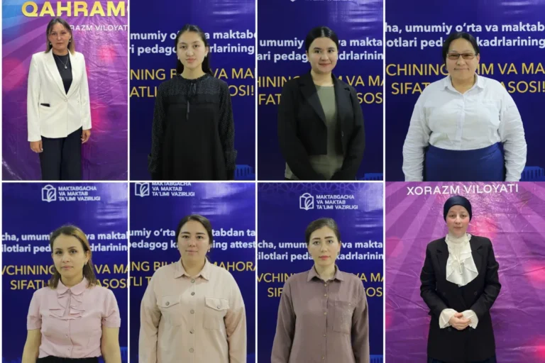 22-aprel kuni o‘tkazilgan attestatsiyada yuqori natija ko‘rsatgan o‘qituvchilar ro‘yxati e’lon qilindi